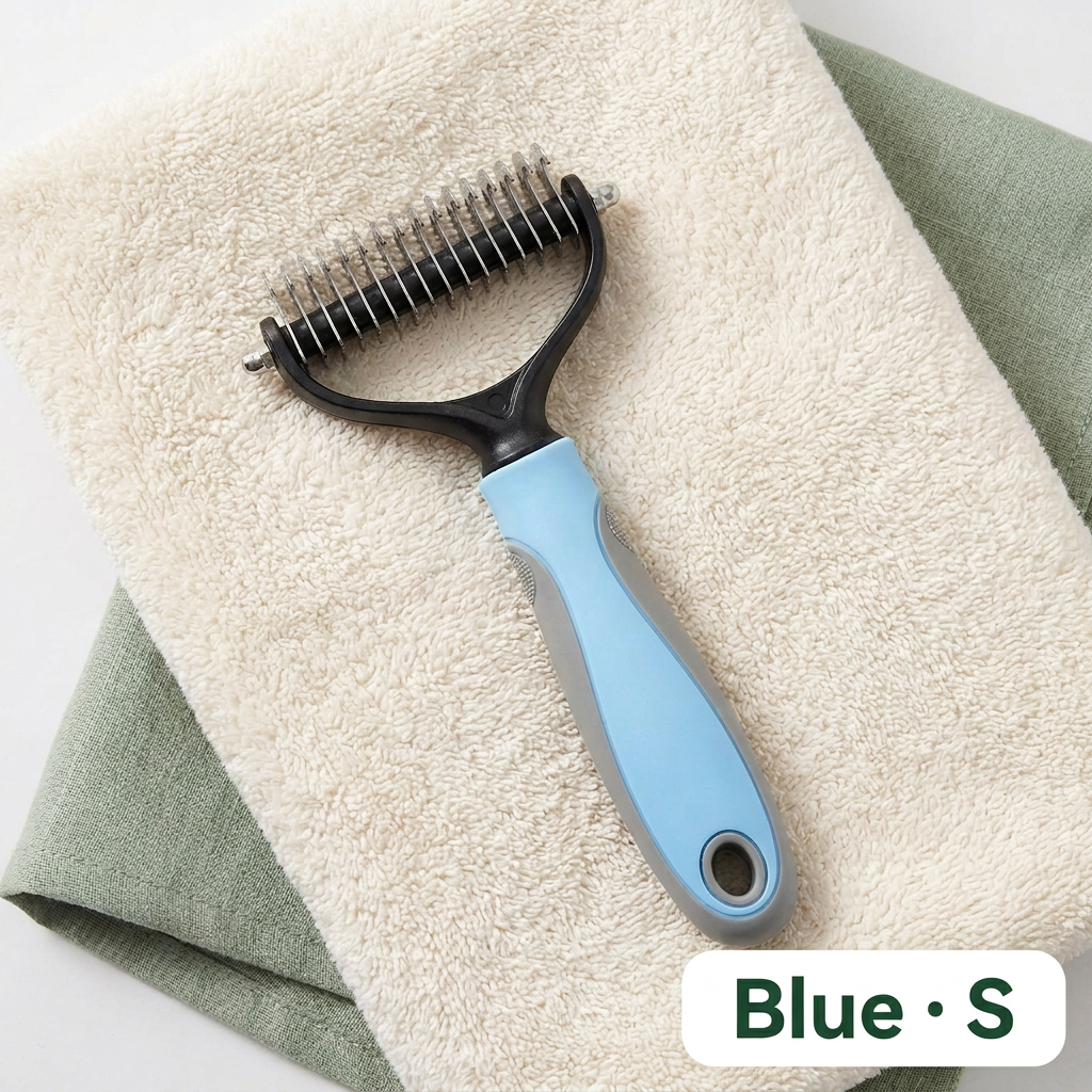Double-Sided Dog Deshedding & Dematting Brush