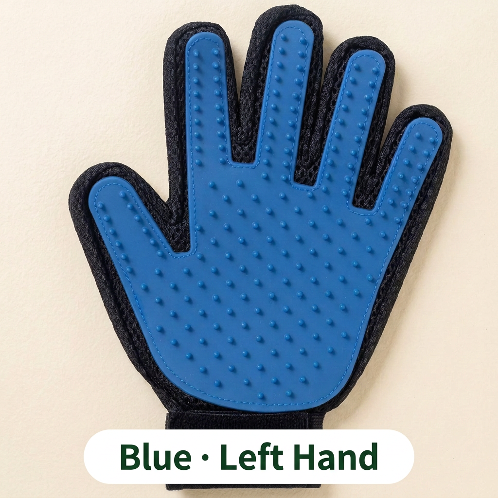 Pet Grooming Gloves for Dogs & Cats