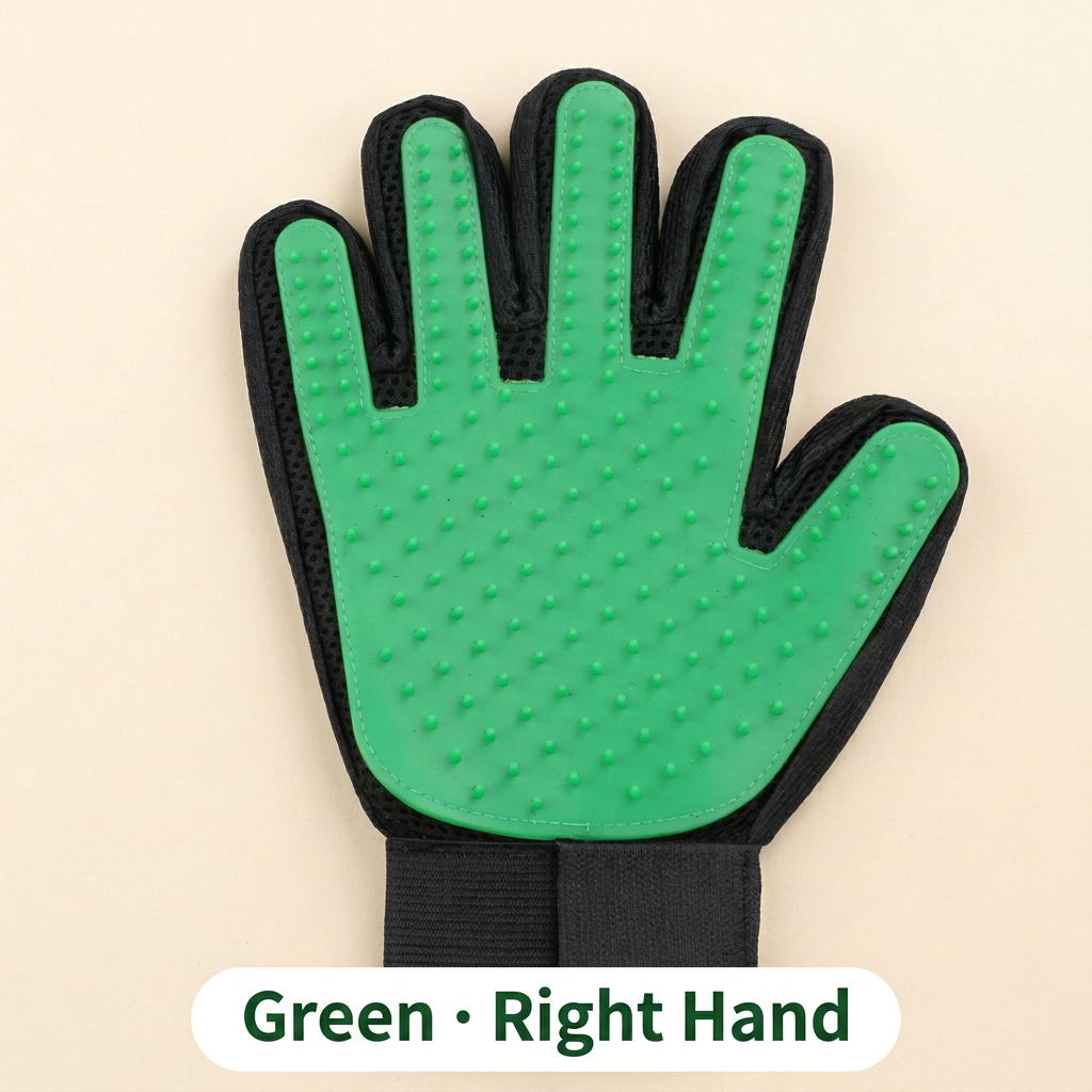 Pet Grooming Gloves for Dogs & Cats