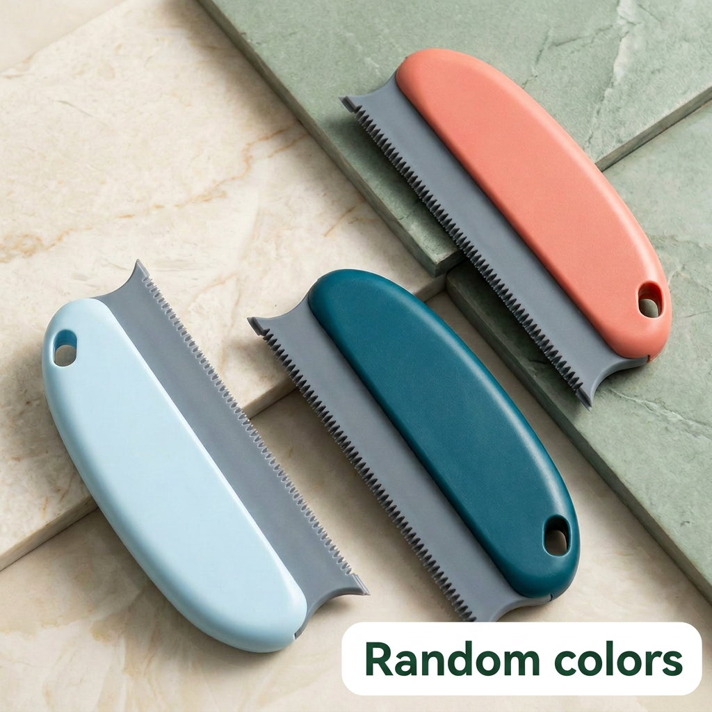 Reusable pet hair remover color examples with Random colors label