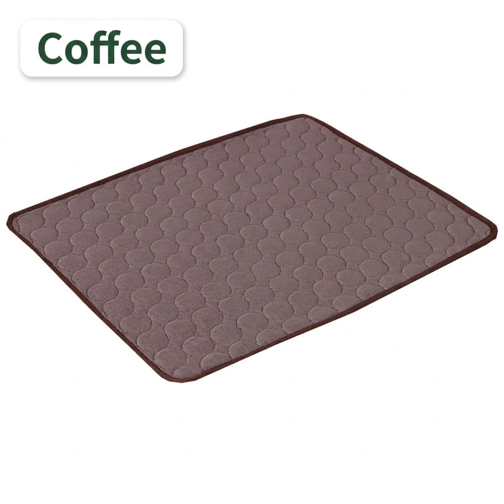Coffee cooling mat with Coffee color-only label